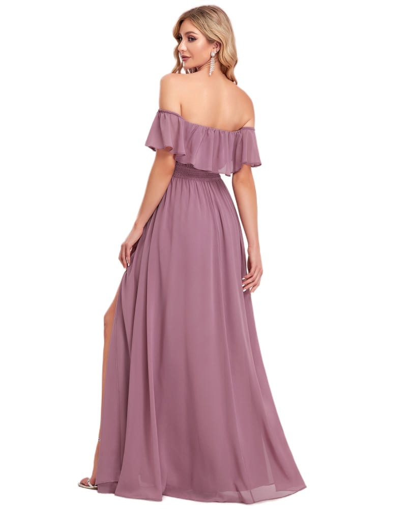 Orchid purple bridesmaid dresses discount